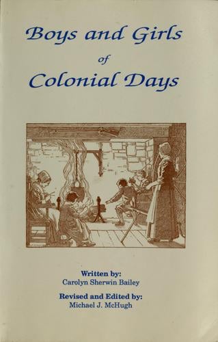 Boys and girls of colonial days