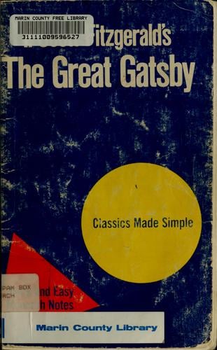 F. Scott Fitzgerald's the great Gatsby