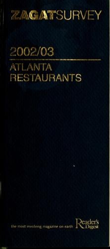 Zagatsurvey 2002/03 Atlanta restaurants