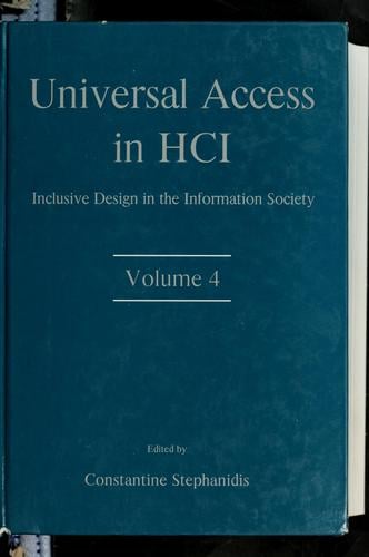 Universal access in HCI