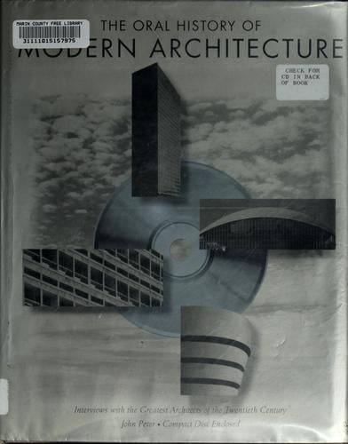 The oral history of modern architecture
