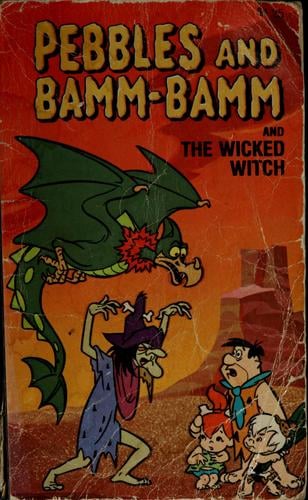 Pebbles and Bamm-bamm and the wicked witch