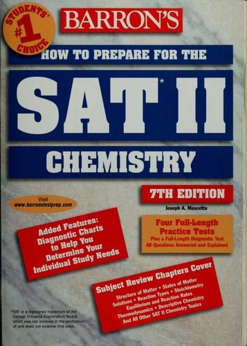 How to prepare for the SAT II Chemistry