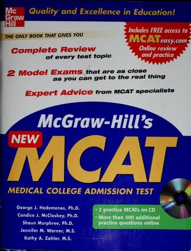 McGraw-Hill's new MCAT