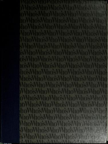 Who's who in the world, 1980-1981