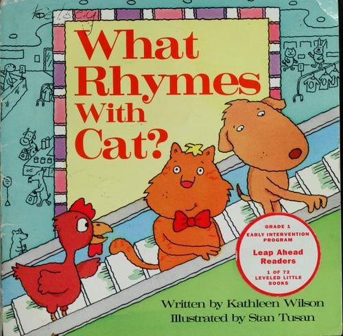 What rhymes with cat