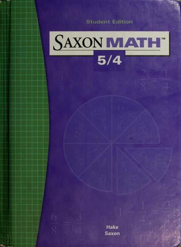 Saxon math 5/4