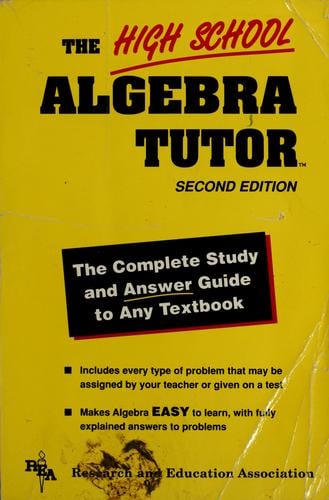 The High school algebra tutor
