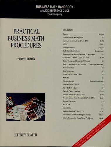 Business math handbook