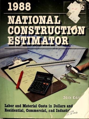 National construction estimator, 1988