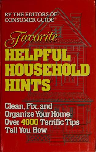Favorite helpful household hints