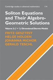 Soliton Equations and Their Algebro-Geometric Solutions. Volume II