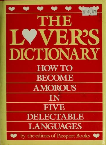 The Lover's dictionary