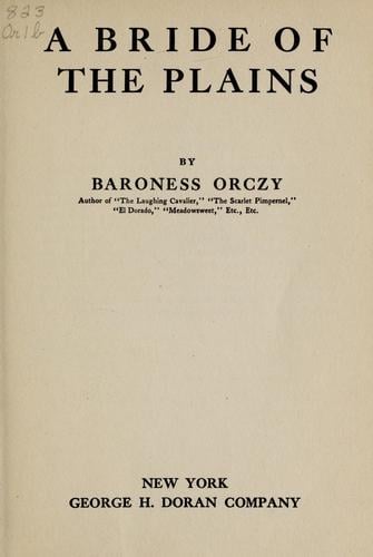 A bride of the plains