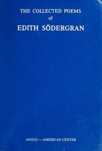 The Collected poems of Edith Södergran