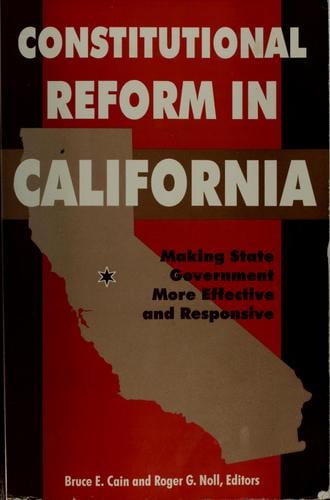 Constitutional reform in California
