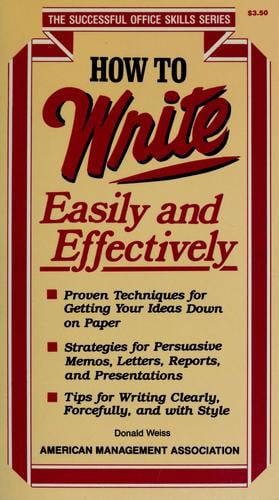 How to write easily and effectively