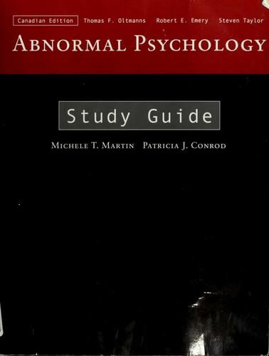 Abnormal psychology, Canadian edition