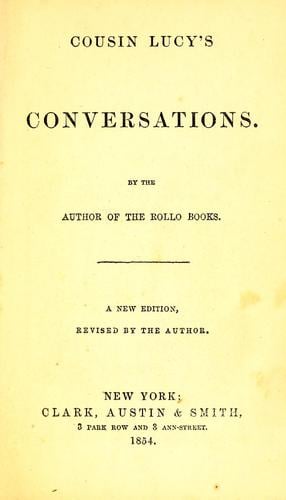 Cousin Lucy's conversations