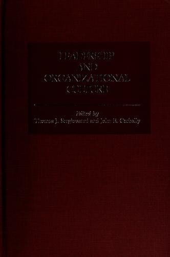 Leadership and organizational culture