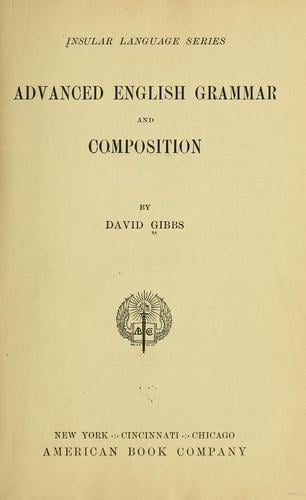 Advanced English grammar and composition