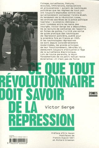 Ce que tout révolutionnaire doit savoir sur la répression