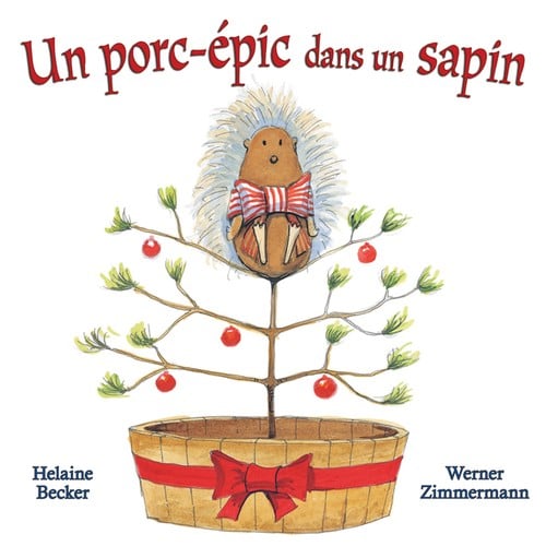 Un Porc-Epic Dans Un Sapin