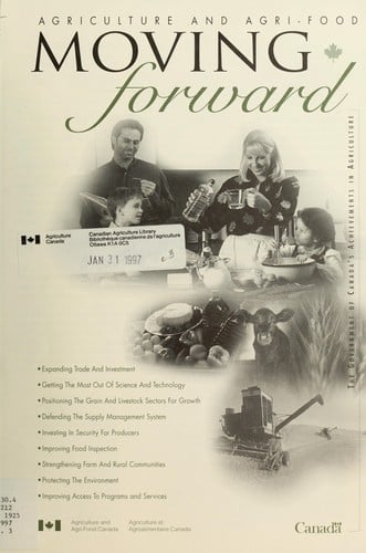 Agriculture and agri-food moving forward