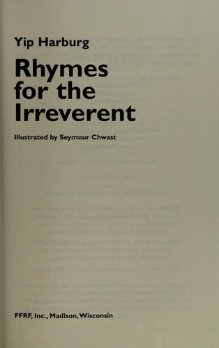 Rhymes for the irreverent