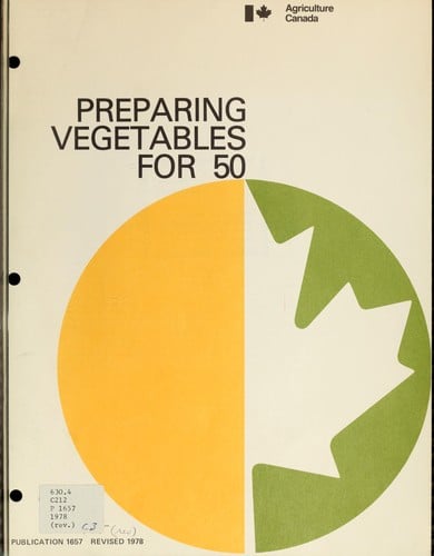 Preparing vegetables for 50