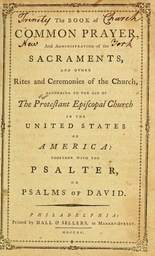 Book of common prayer