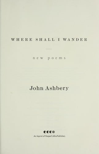 Where shall I wander