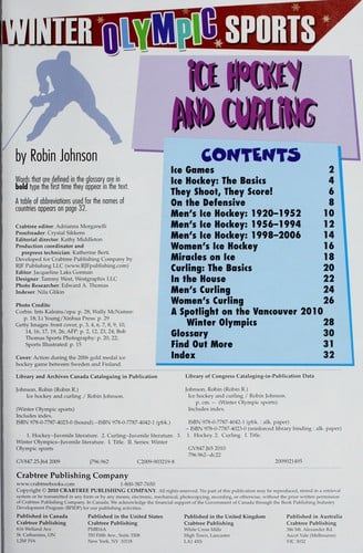 Ice hockey and curling