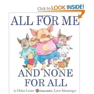 All for me and none for all