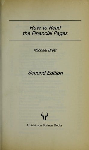 How to read the financial pages