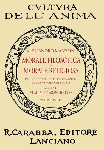 Morale Filosofica E Morale Religiosa