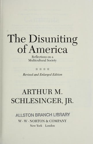 Disuniting of America