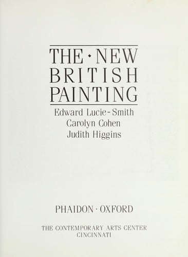 The new British painting
