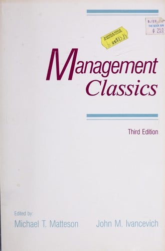 Management classics