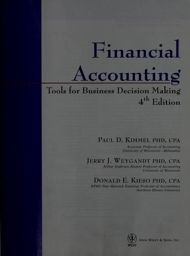 Financial Accounting Tools for Decision Business Making