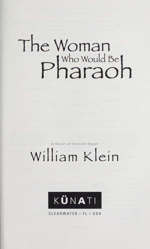 The woman who would be pharaoh