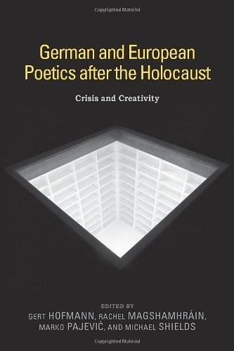 German and European poetics after the Holocaust