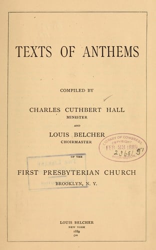 Text of anthems