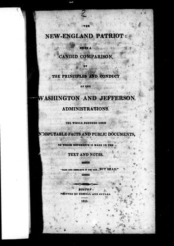 The New-England patriot