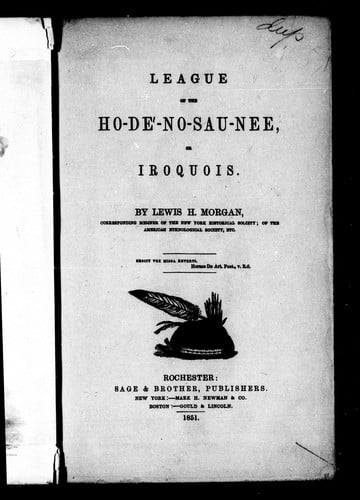 League of the Ho-dé-no-sau-nee, or, Iroquois
