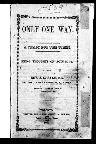 Only one way