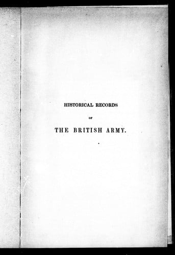 Historical record of the Sixty-first Gloucestershire Regiment of Foot