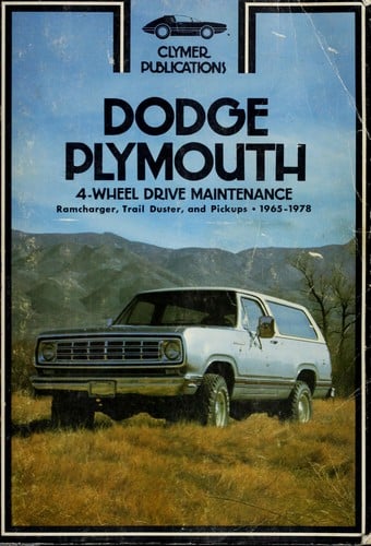 Dodge, Plymouth 4-wheel drive, 1965-1982, includes diesel