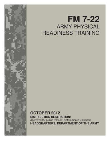 U.S Army physical readiness training manual