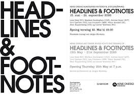 Headlines & Footnotes